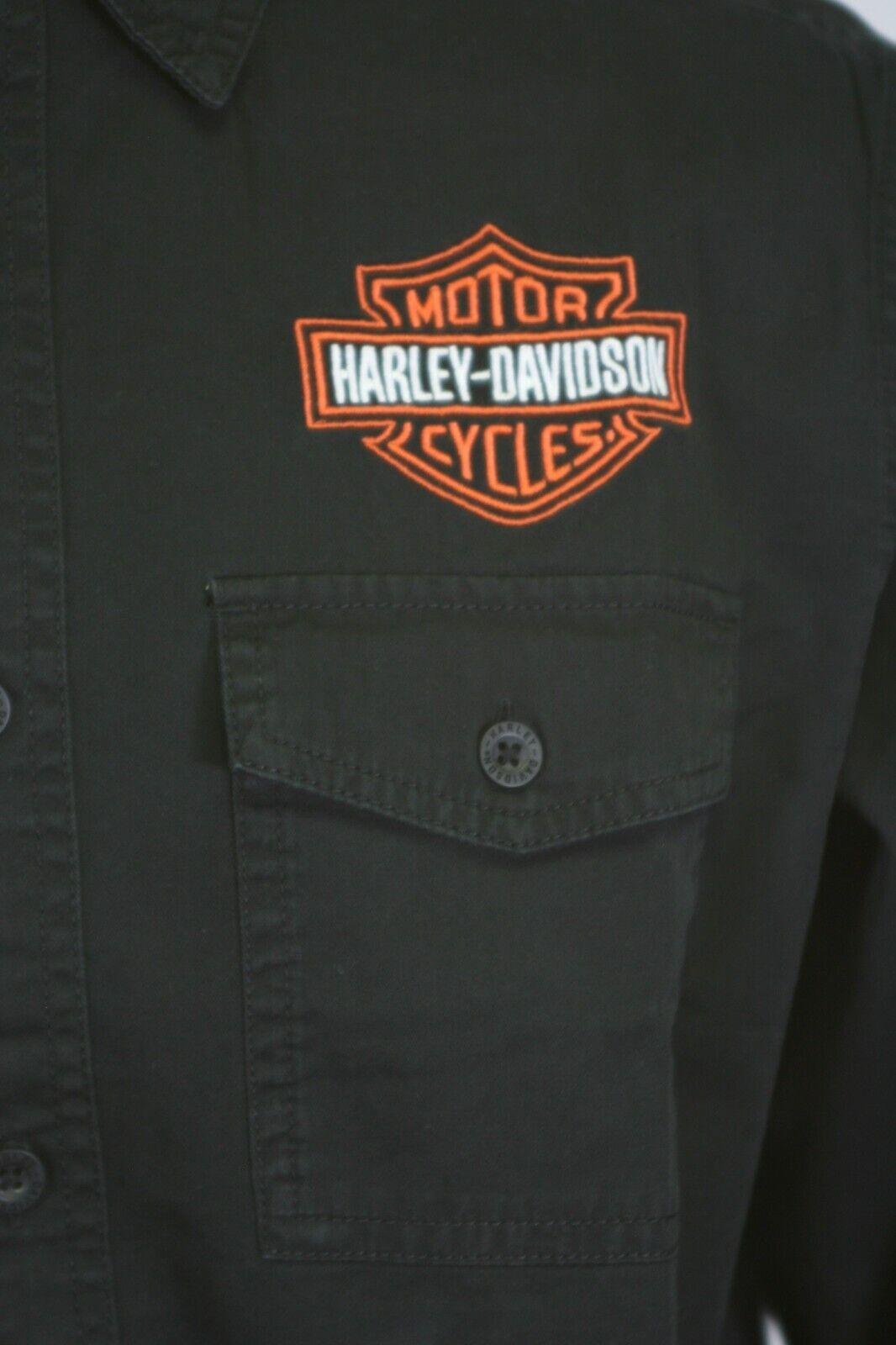HD Branded Men's Shirt  Beauty Bar & Shield Long Sleeve (S65)