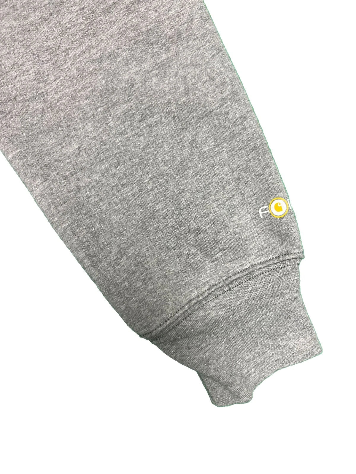 Carhartt FR Men's Heather Gray Sweatshirt Force Midweight Hooded Pullover (S42)