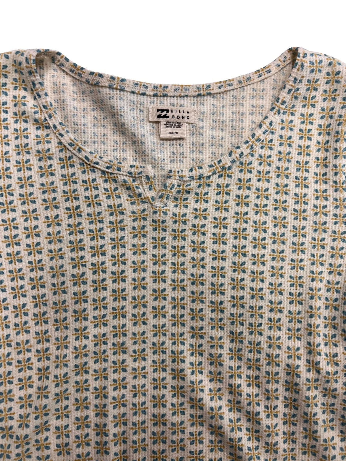 Billabong Women's Mason Blue Top - Reese Floral L/S (S03)