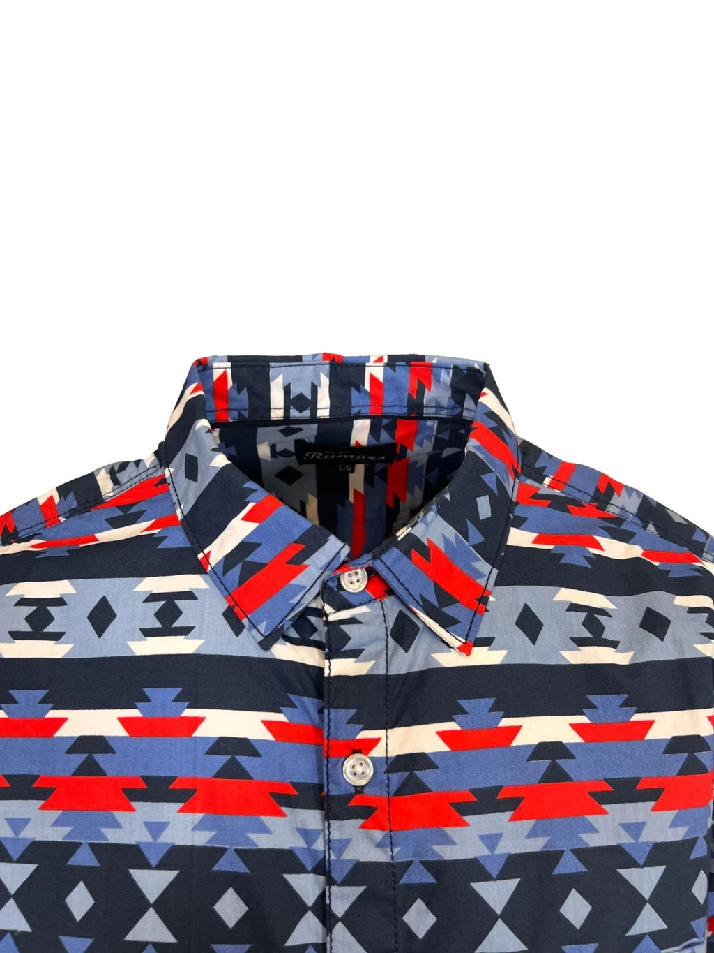 Rumors Men's Printed Shirt - Blue Aztec & Grey Arrow 2 Pack S/S (S03 + S07)