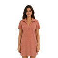 Tommy Bahama Women's Peach Gelato Stripe Dress Suncoast Loop Terry Polo (S05)