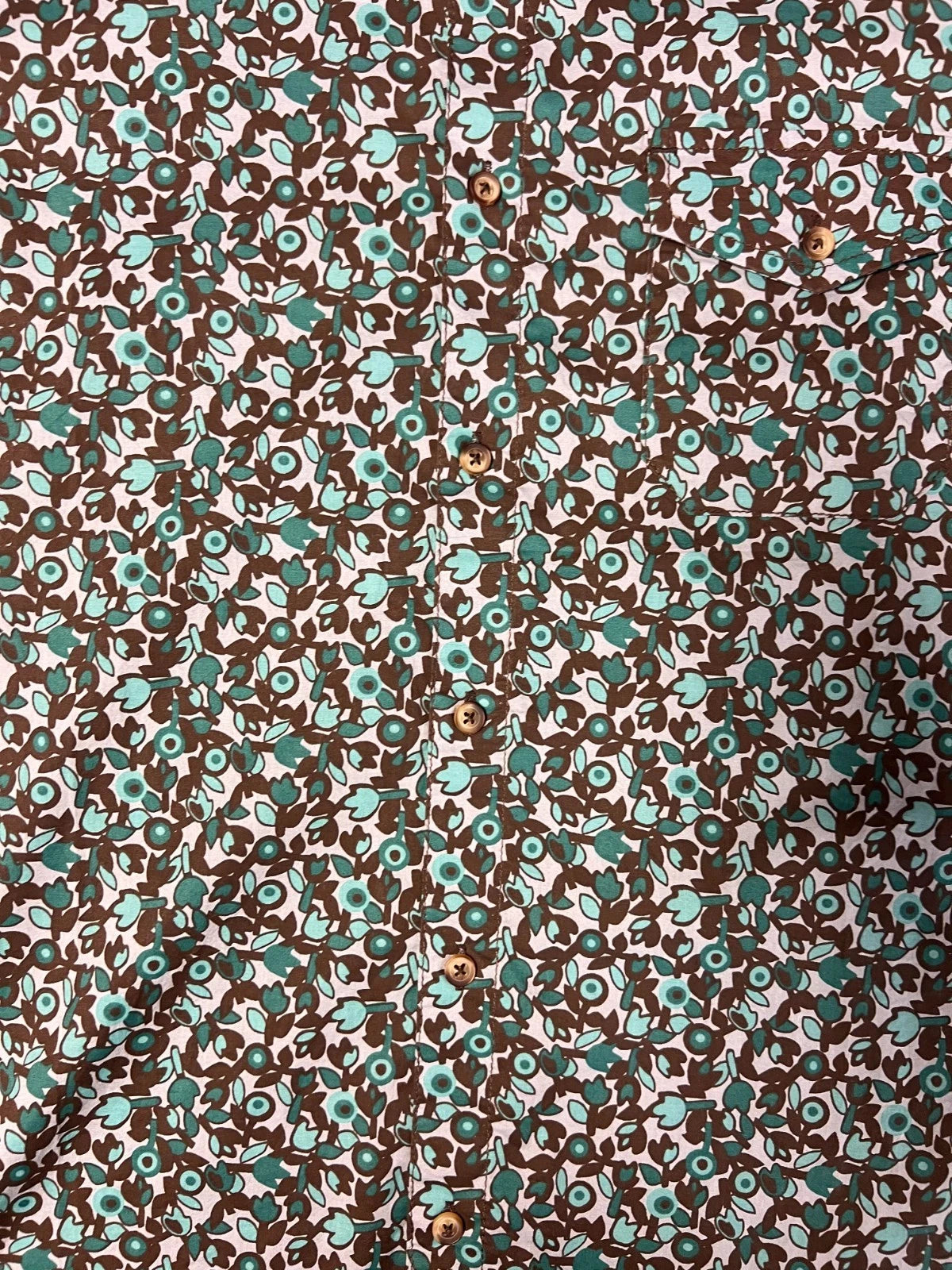 Rumors Men's Printed Shirt - Green Leaf & Teal Leaf 2 Pack S/S (S06 + S09)