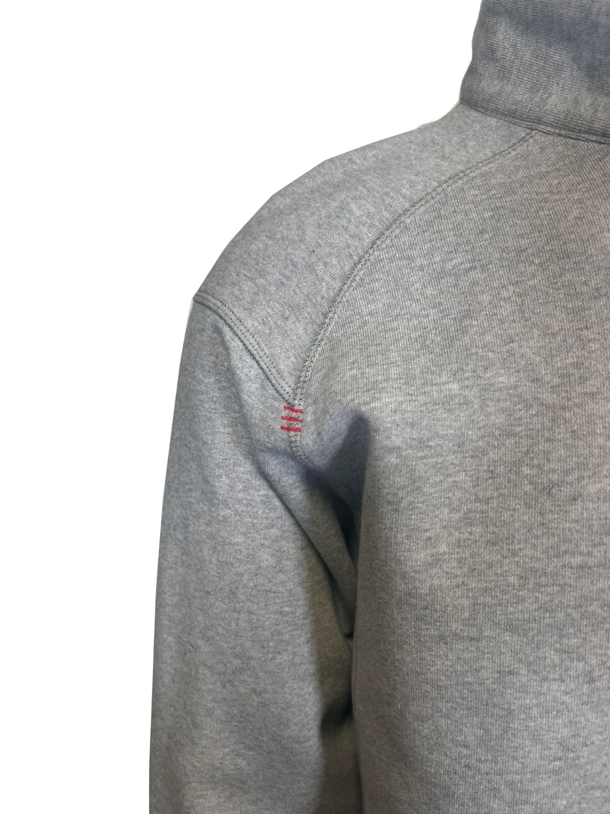 Ariat FR Men's Silver Fox Heather Hoodie 1/4 Zip Pullover Sweatshirt (S68)