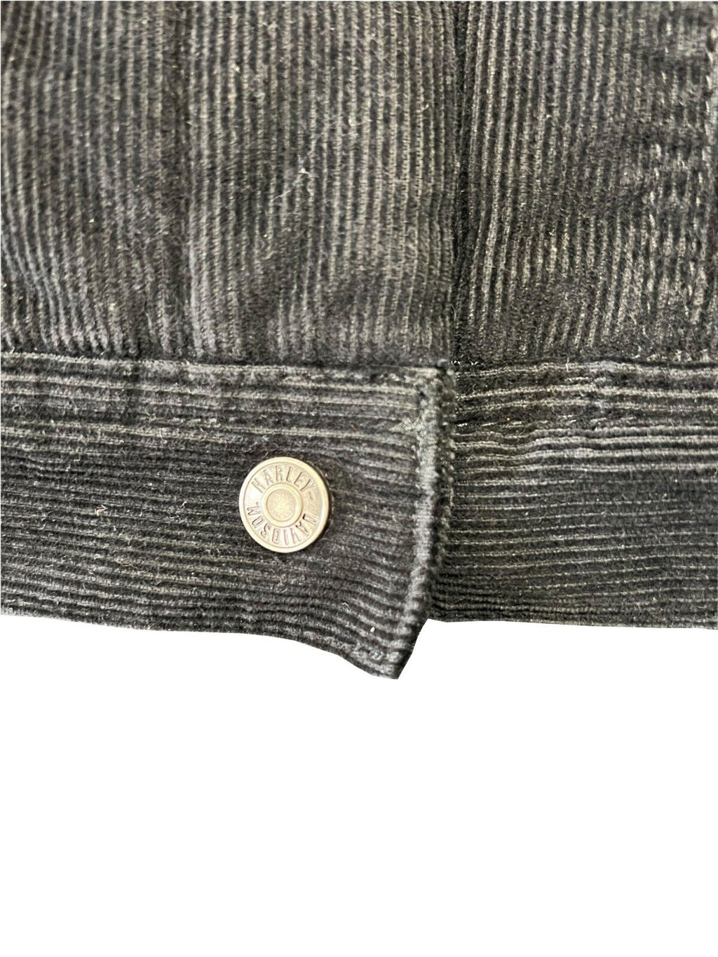 HD Branded Women's Black Jacket Sherpa Lined Corduroy Casual (S24)