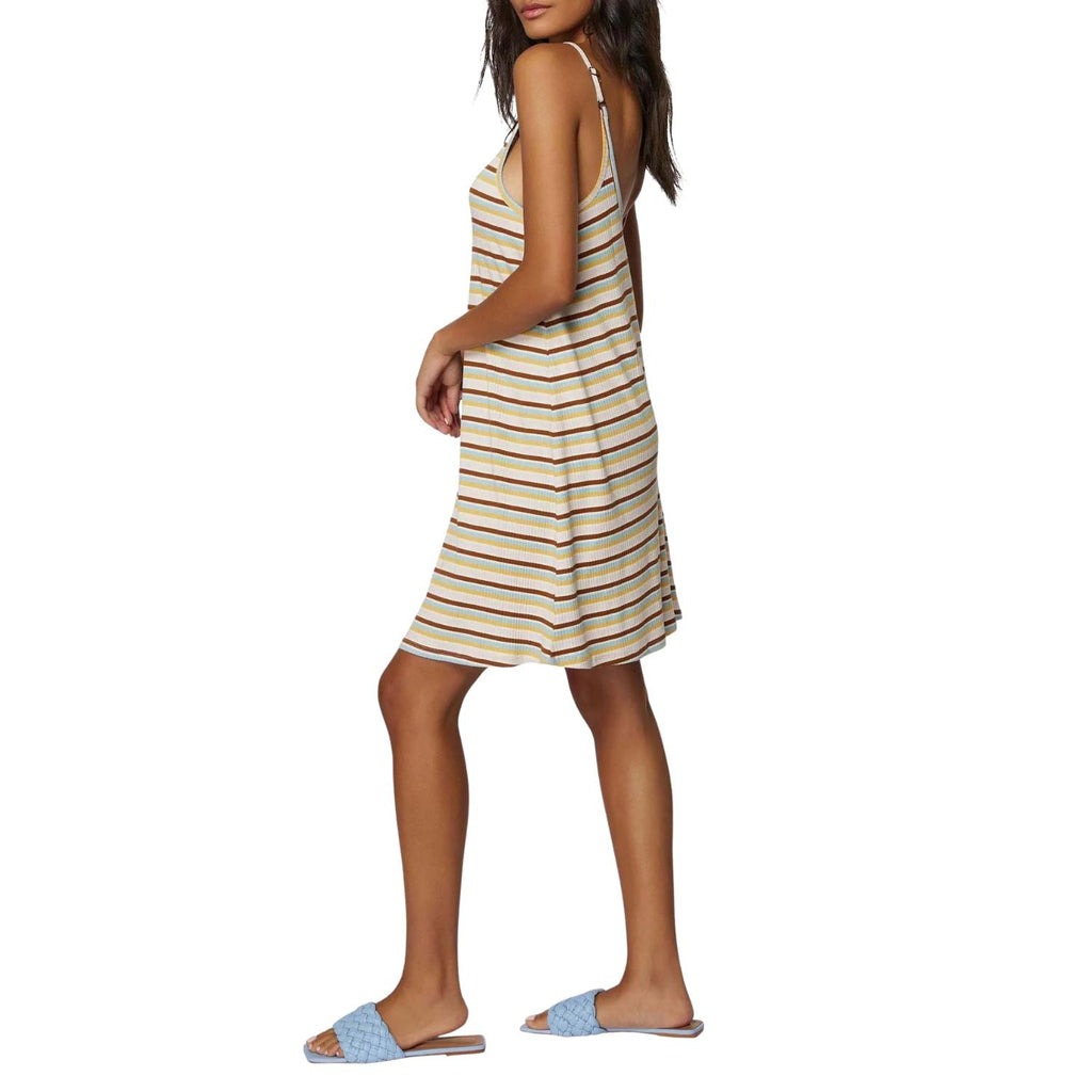 O'Neill Women's All Day Morette Stripe Spaghetti Strap Dress