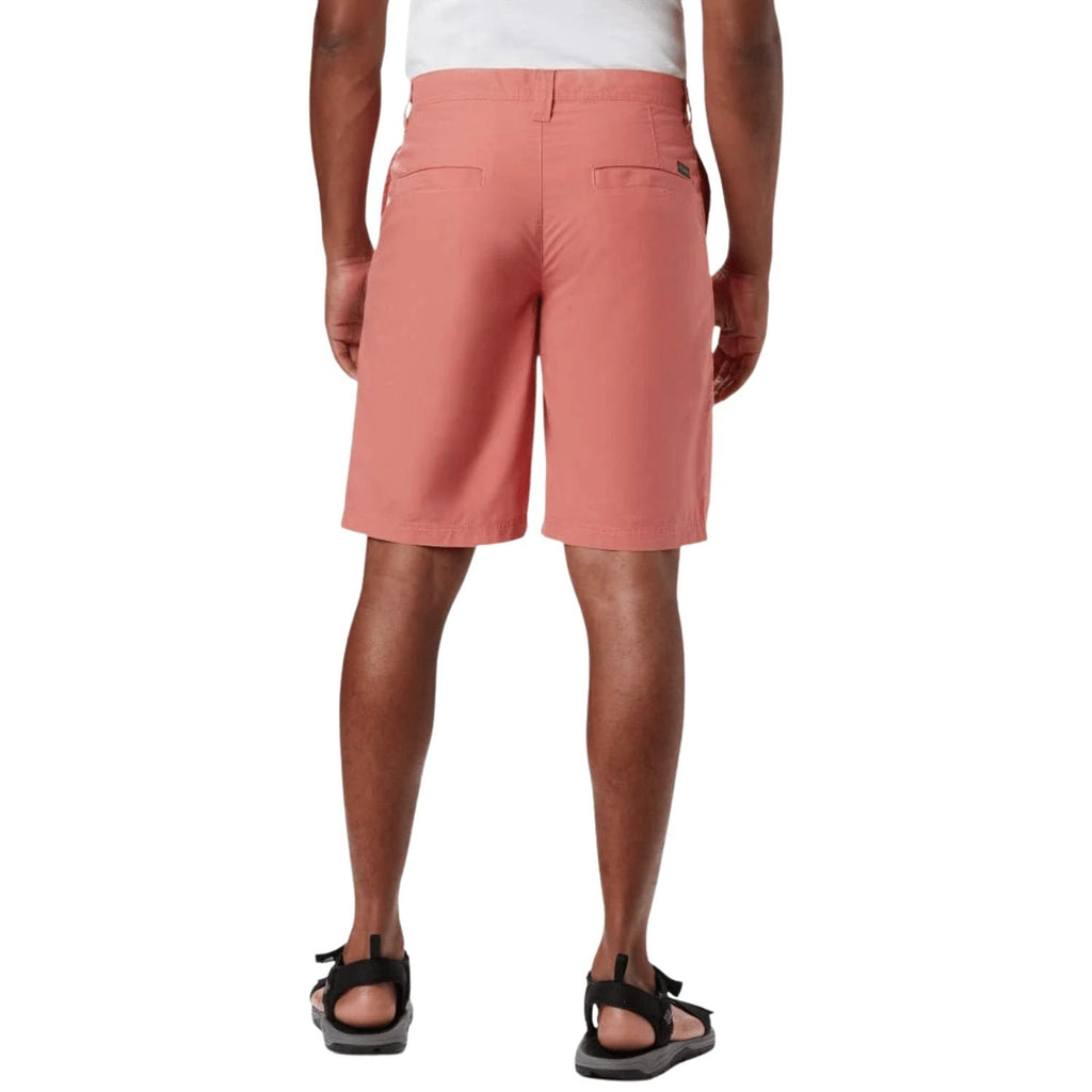 Columbia Men's Dark Coral Inseam 8" Washed Out Chino Short (Retail $40) 639