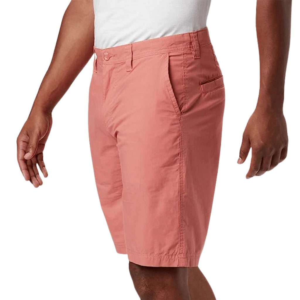 Columbia Men's Dark Coral Inseam 8" Washed Out Chino Short (Retail $40) 639