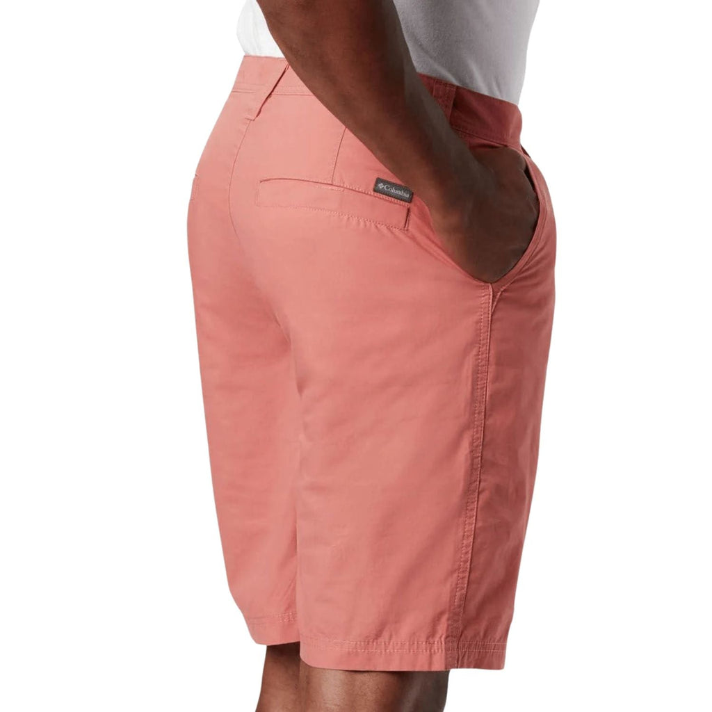 Columbia Men's Dark Coral Inseam 8" Washed Out Chino Short (Retail $40) 639