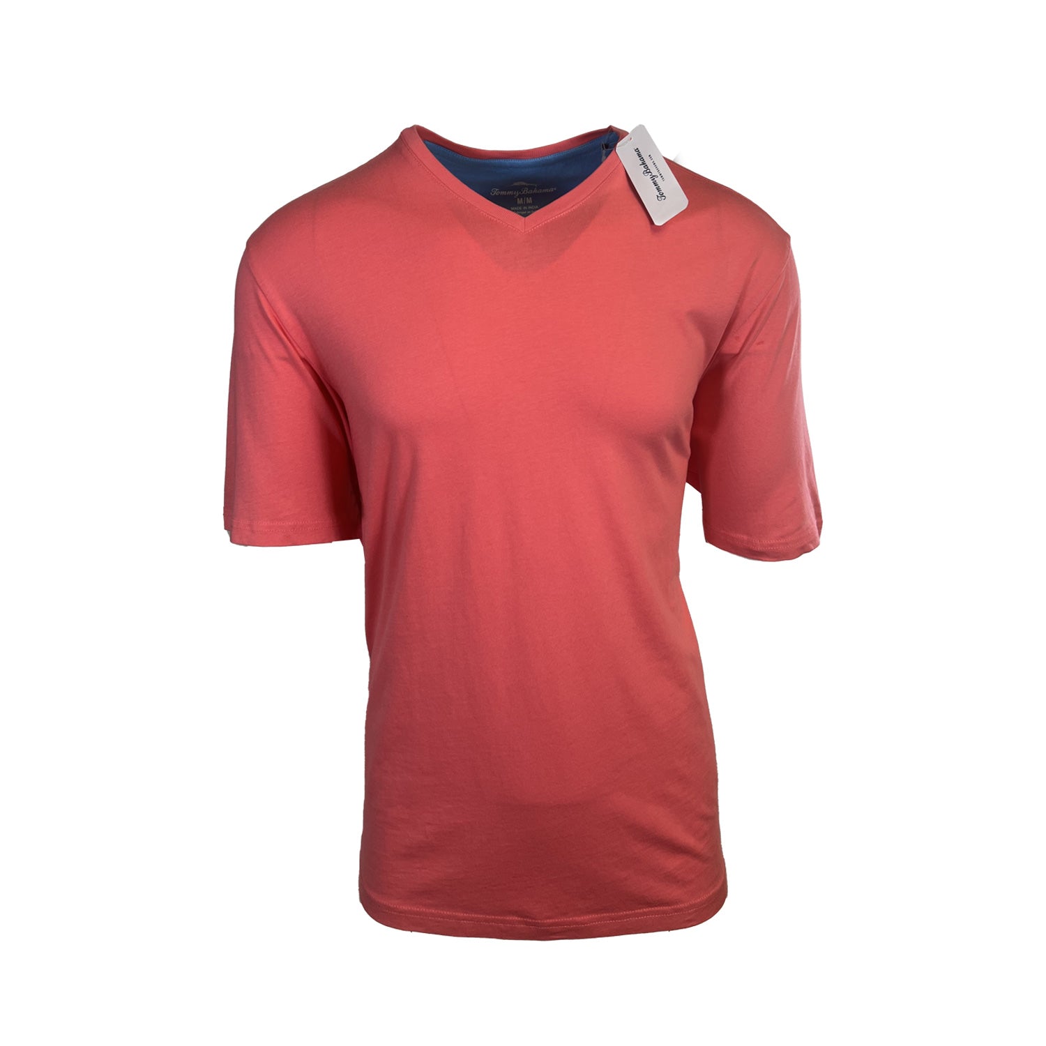 Tommy Bahama Men's Tutti Frutti T-Shirt Solid V-Neck Bali Skyline Tee (S44)