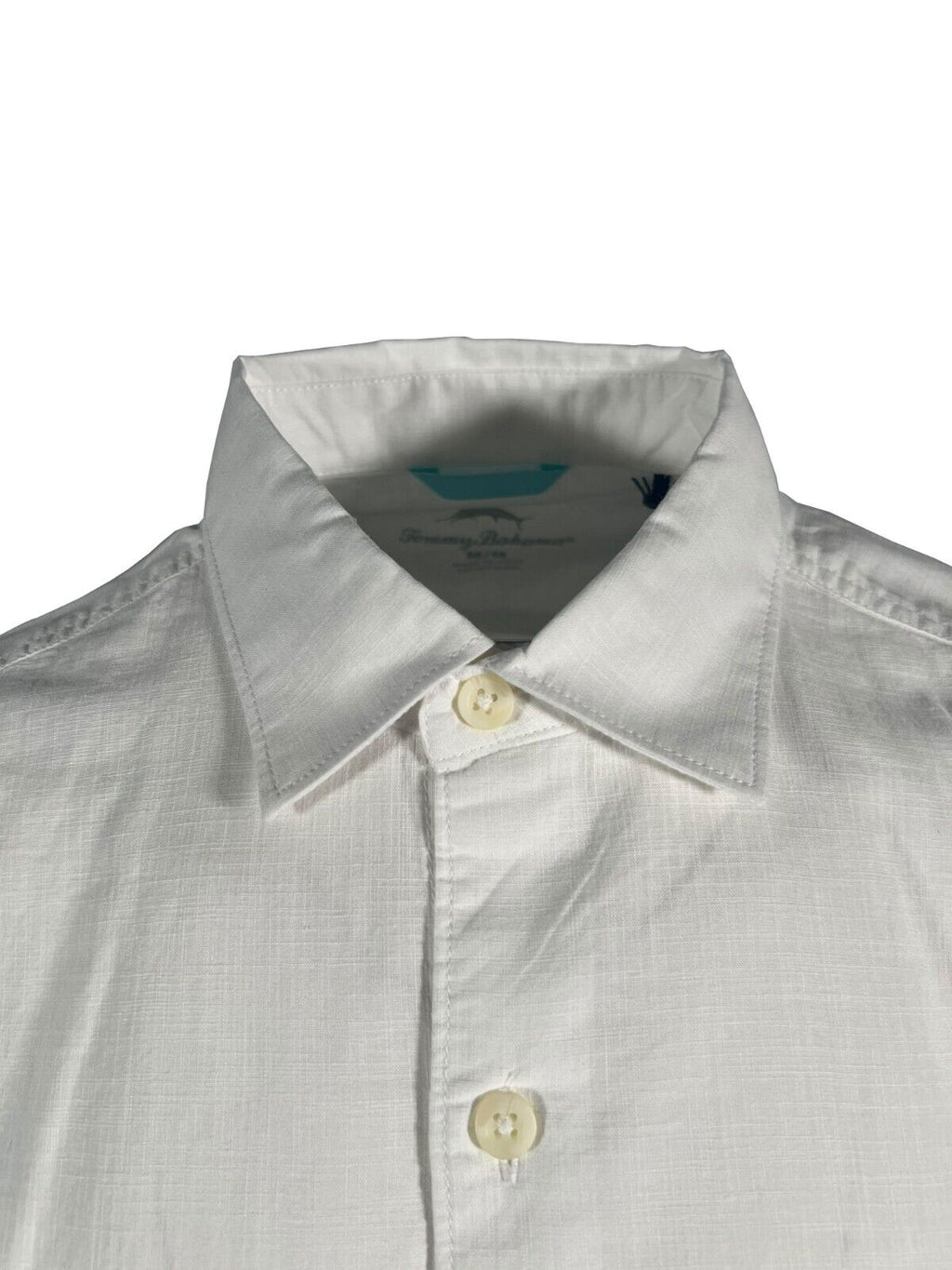 Tommy Bahama Men's White Shirt Button Up Short Sleeve (S07)