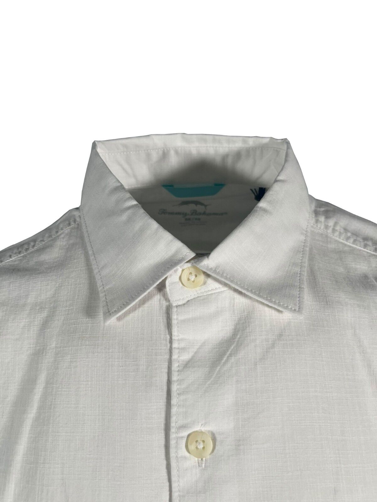 Tommy Bahama Men's White Shirt Button Up Short Sleeve (S07)