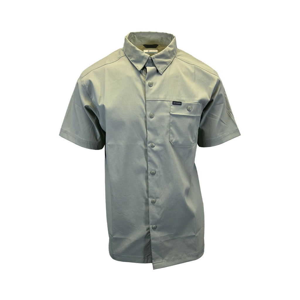 Columbia Men's Shirt Landroamer Ripstop Shark, Safari, Canoe S/S