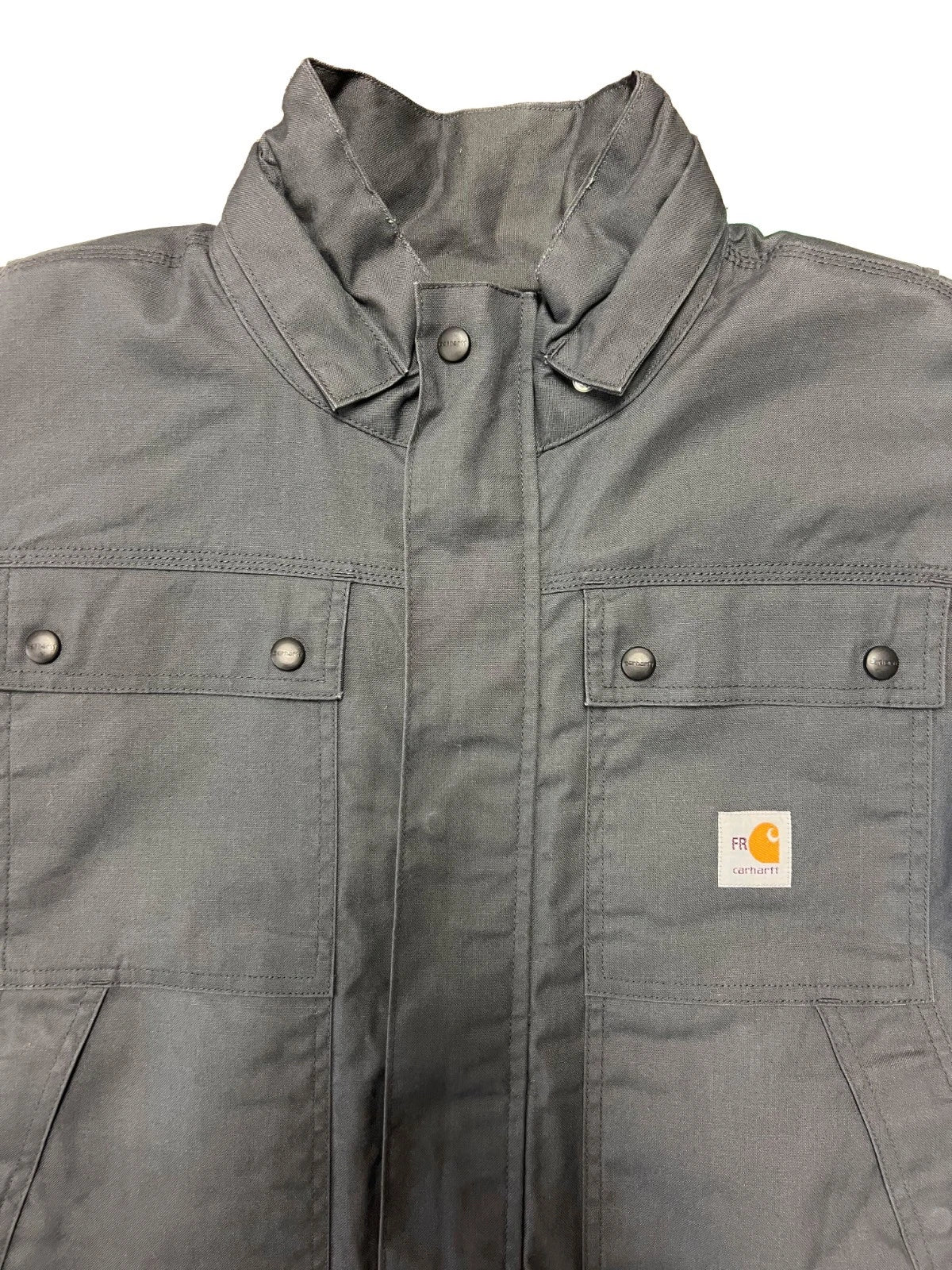 Carhartt FR Men's Grey Coat Flame Resistant Full Swing Quick Duck Jacket (S56)