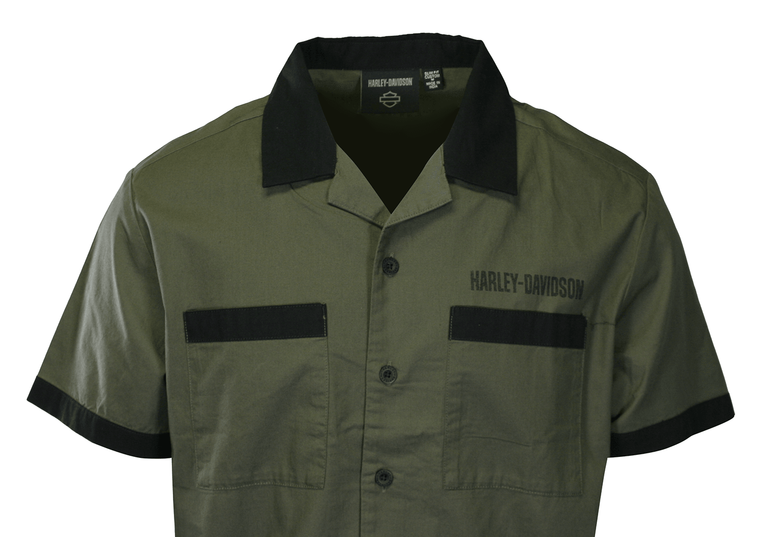 HD Branded Men's Shirt Grape Leaf Combustion S/S Woven (S53)