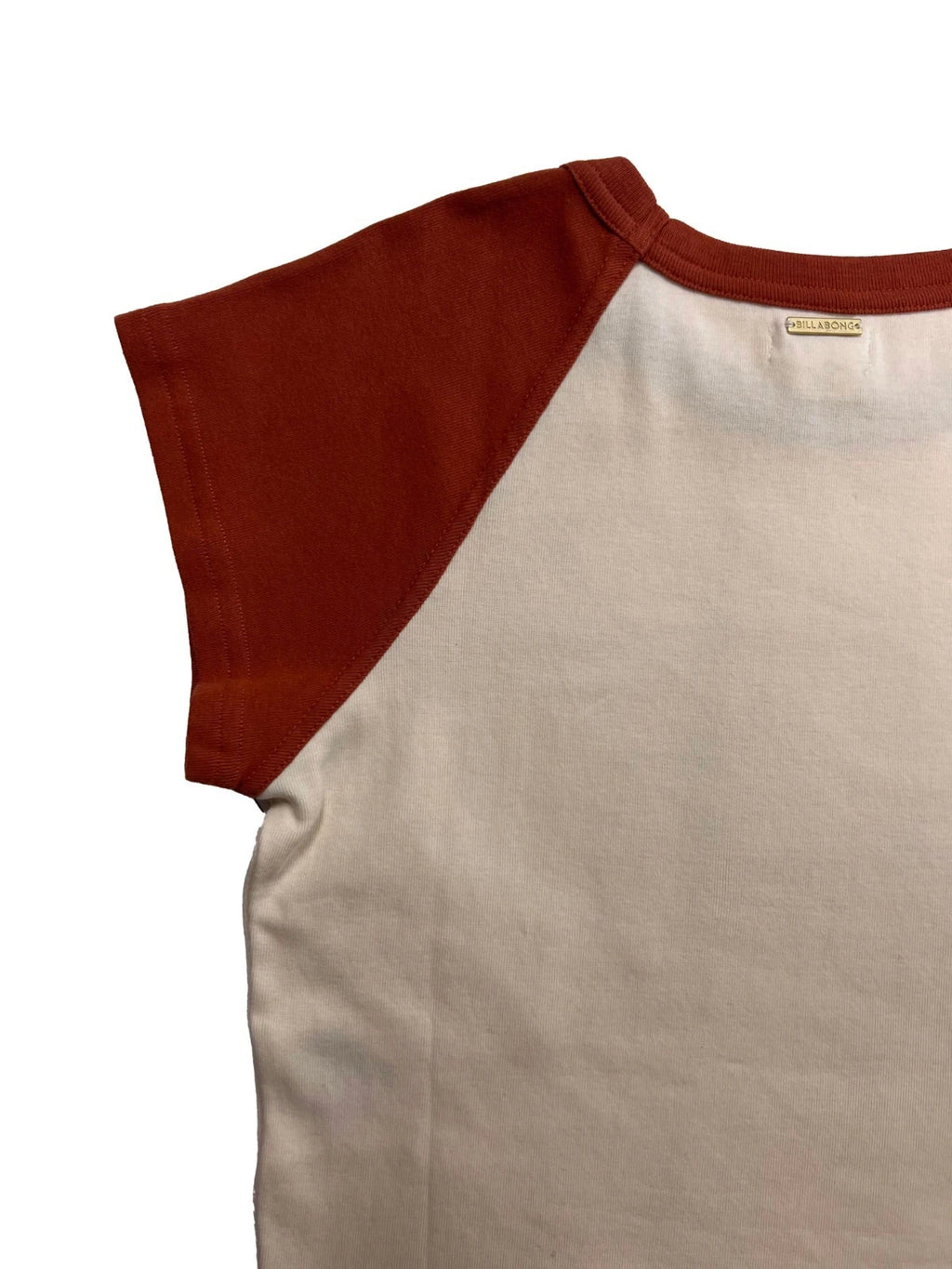 Billabong Women's Cream Combo T-Shirt - Forever Raglan Tee S/S (S04)