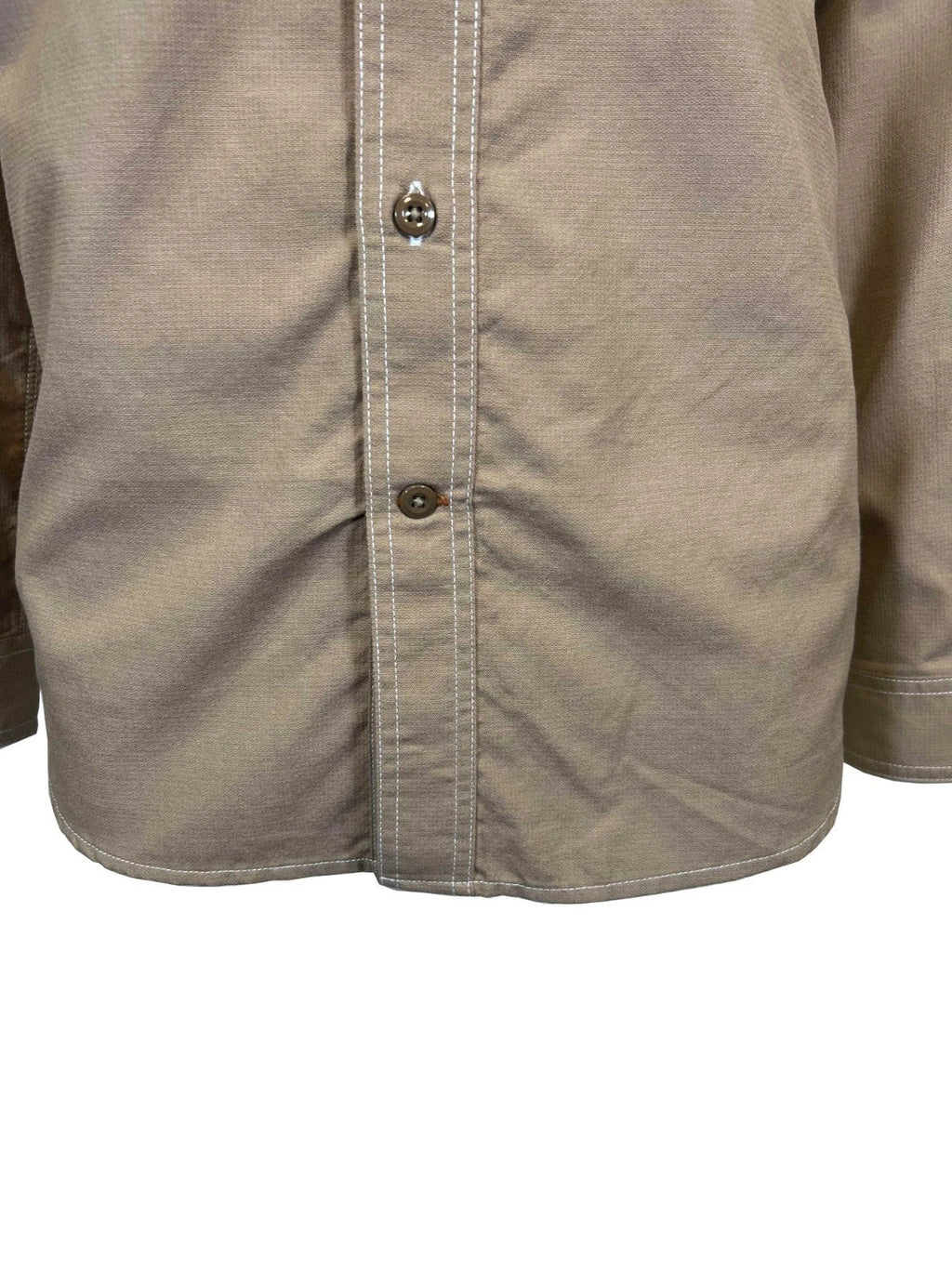 Carhartt FR Men's Dark Khaki Shirt Flame Resistant Long Sleeve Lightweight (S04