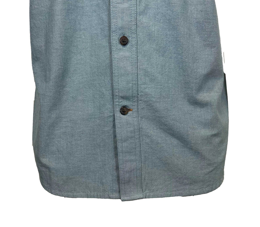Carhartt Men's Blue Chambray Shirt Loose Fit Midweight S/S (351)