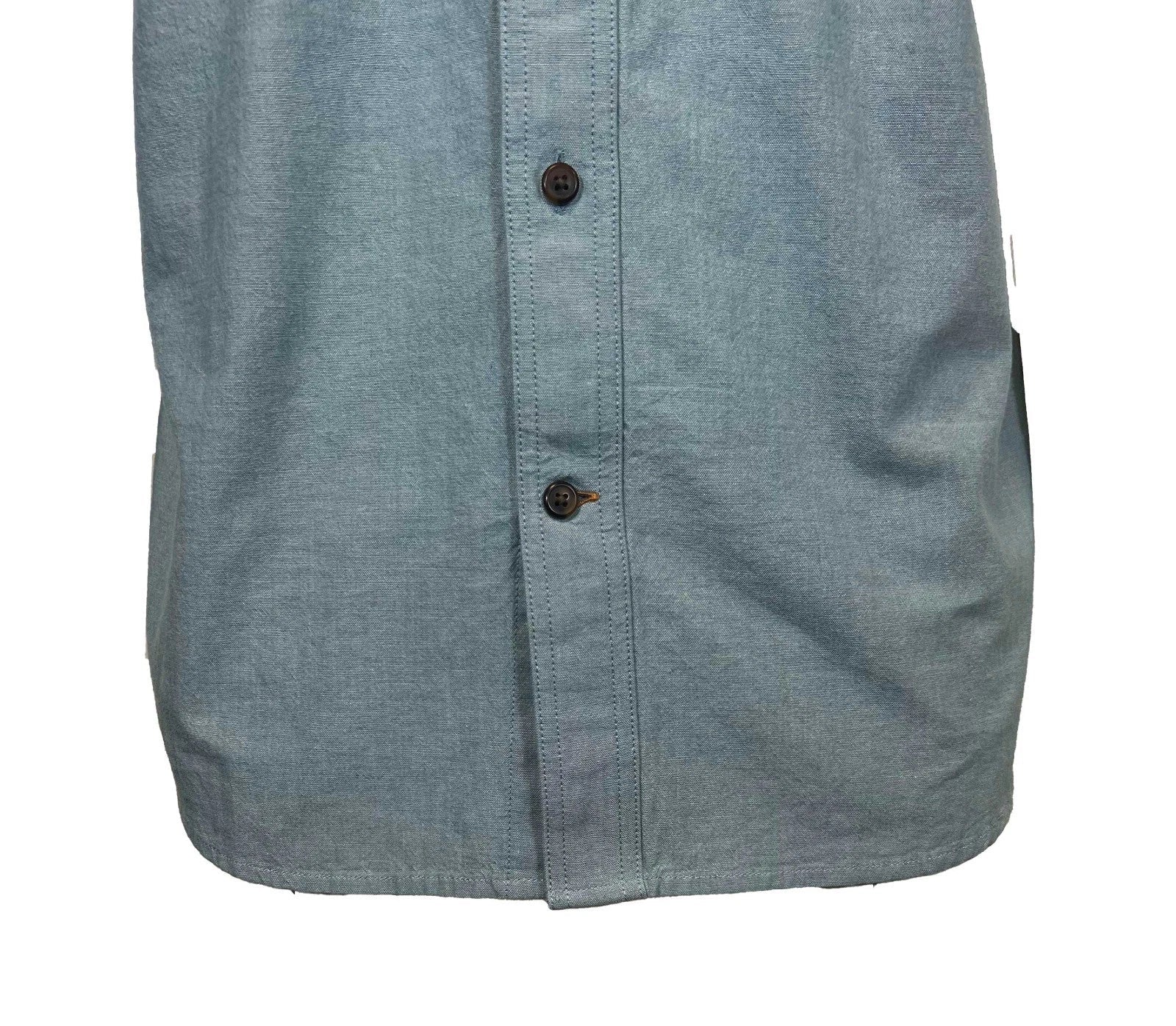 Carhartt Men's Blue Chambray Shirt Loose Fit Midweight S/S (351)