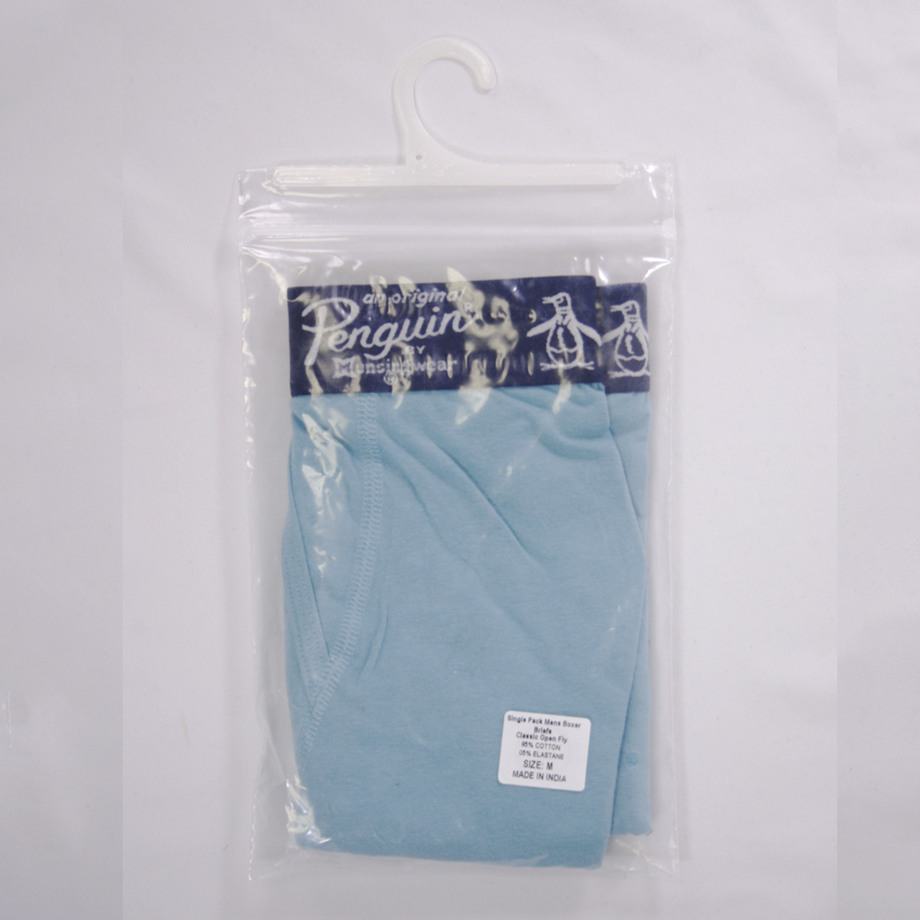 Original Penguin Men's Light Turquoise Open Fly Boxer Brief (S01B)