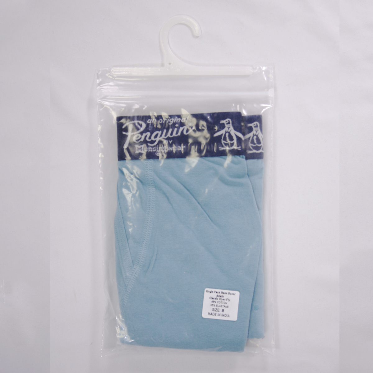 Original Penguin Men's Light Turquoise Open Fly Boxer Brief (S01B)