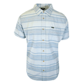 O'Neill Men's Shirt Blue Seafaring Orange Line Stripe Pocket S/S (S11)