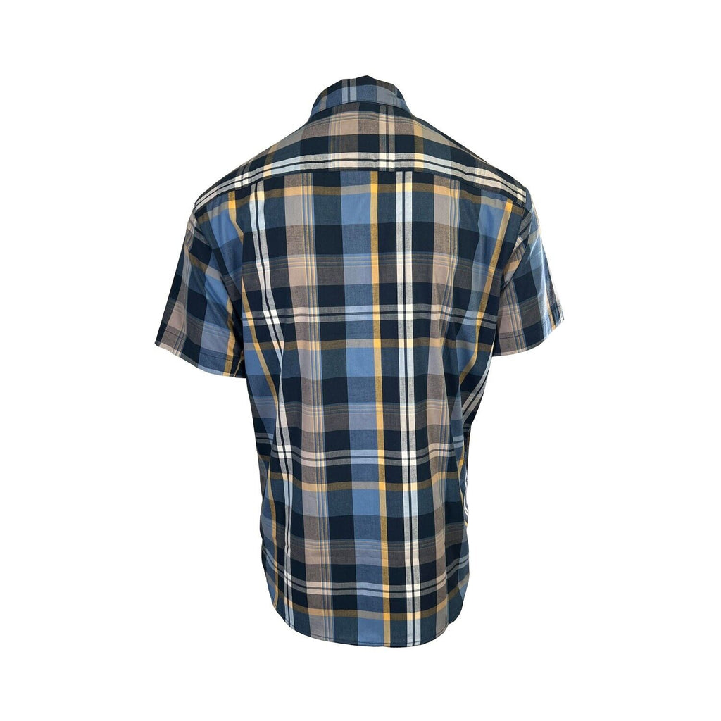 Columbia Men's Collegiate Navy Multi Plaid Rapid Rivers II S/S Shirt (462)