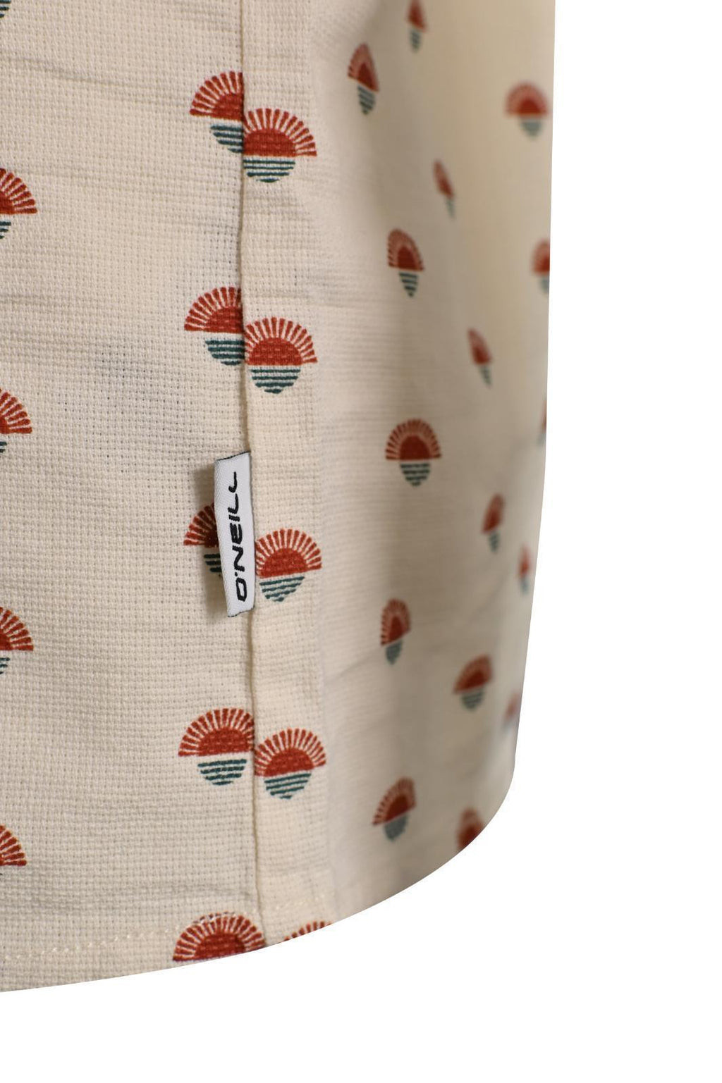 O'Neill Men's Shirt White Sunset Print Chambray Short Sleeve Woven (310)