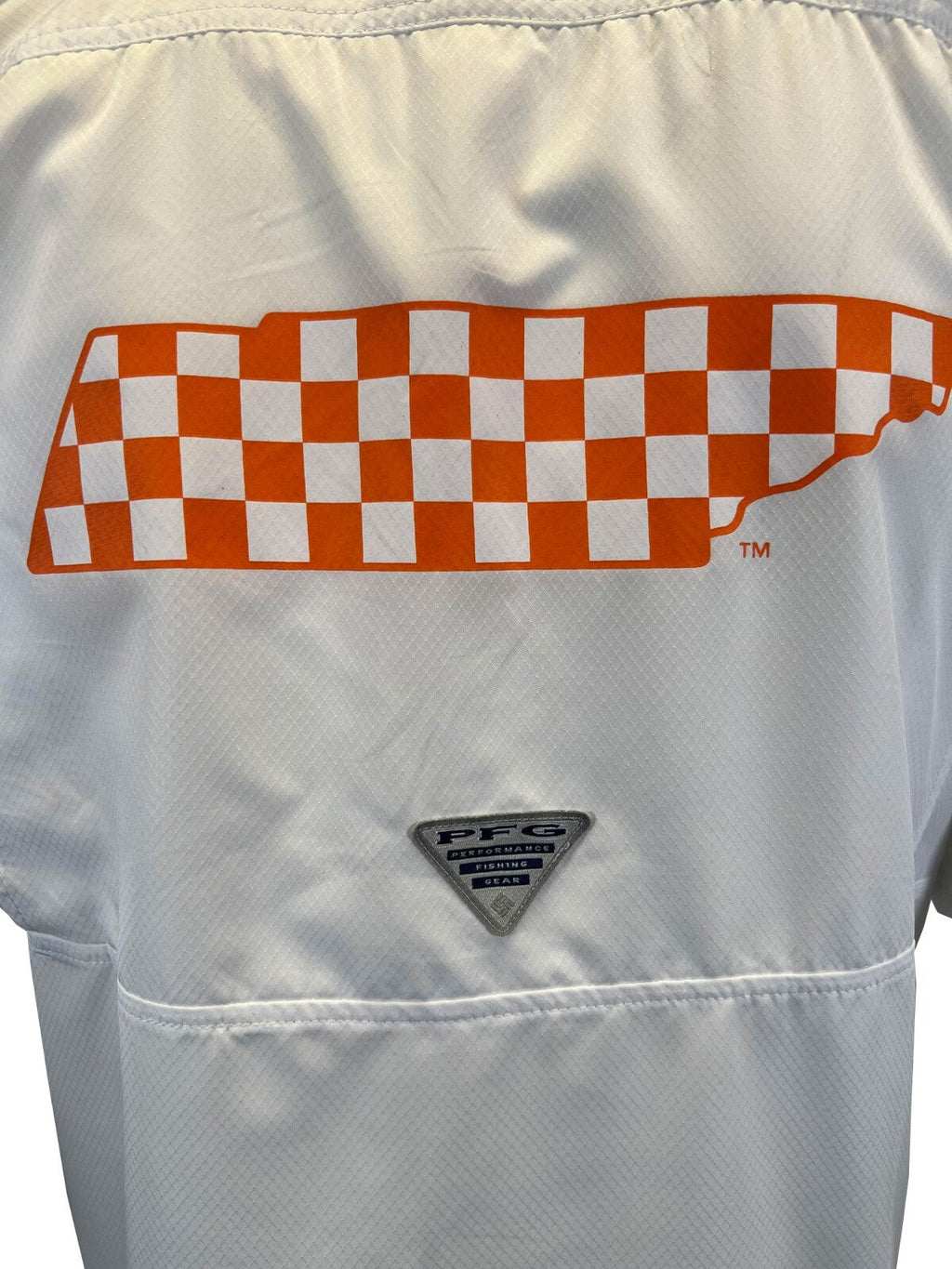 Columbia Men's White Shirt Tennessee Volunteers PFG Slack Tide Omni-Shade (335)