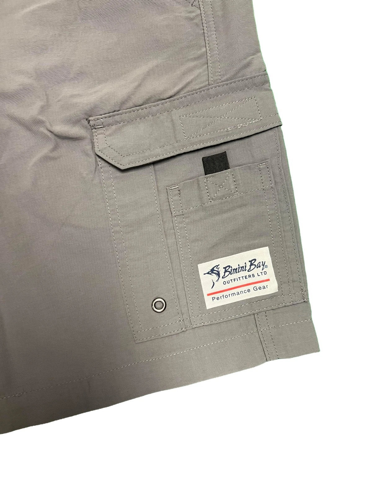 Bimini Bay Outfitters Men's Grey Short Boca Grande II Fishing (S03)