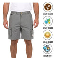 Bimini Bay Outfitters Men's Grey Short Boca Grande II Fishing (S03)