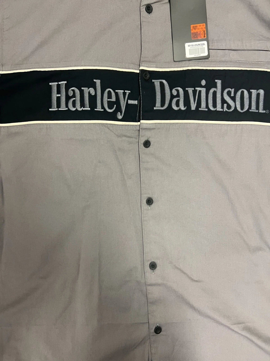 HD Brand Men's Grey Garage Mechanic Short Sleeve Shirt (358)