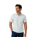 Tommy Bahama Men's Air Blue T-Shirt Ocean Sails Knit Polo 3 Buttons S/S (S62)
