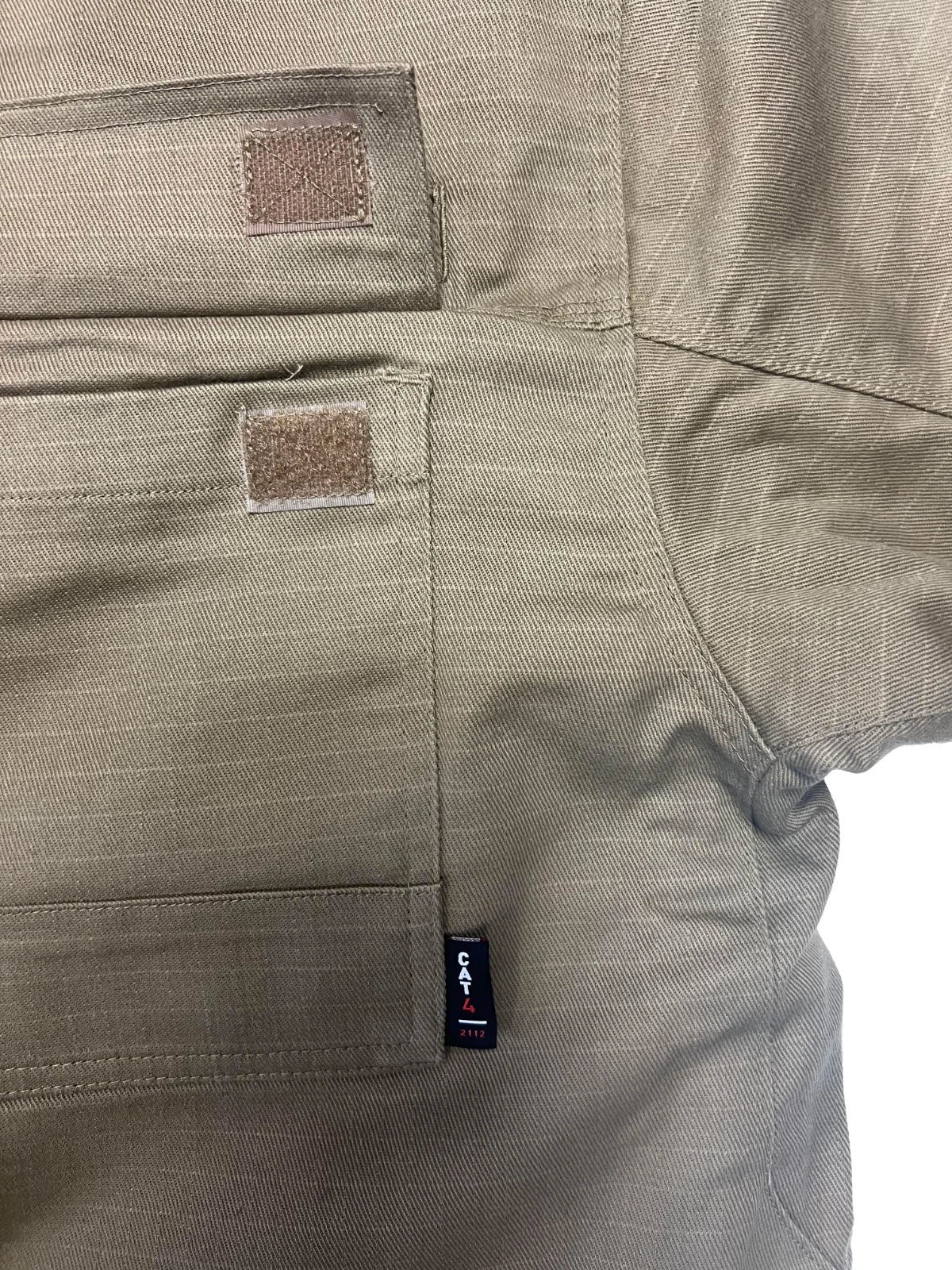 Ariat FR Men's Khaki Jacket Canvas Stretch Long Sleeve (S64)
