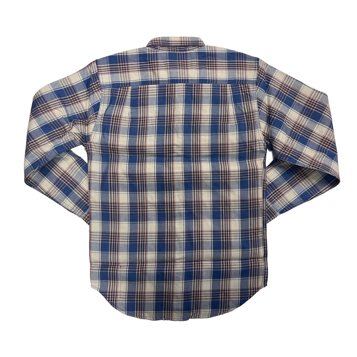Carhartt FR Men’s Blue & White Plaid Shirt Rugged Flex Workwear L/S CAT 2 (S373)