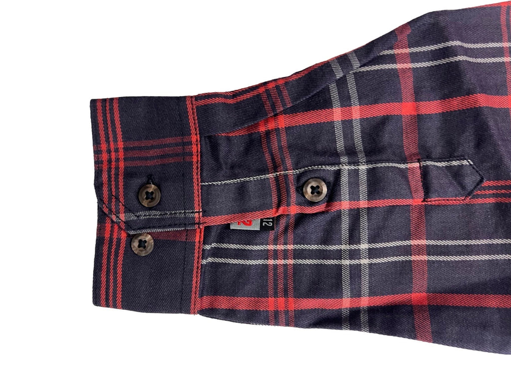 Carhartt FR Men's Red Plaid Shirt - Rugged Flex Work Wear L/S CAT 2 (S370)