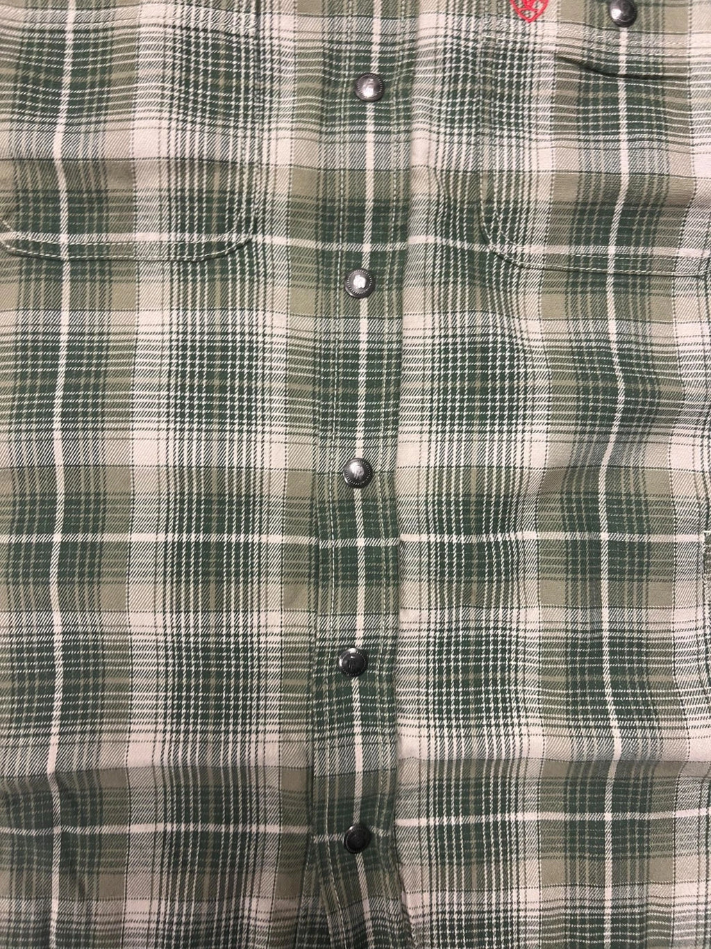 Ariat FR Men's Green Plaid Shirt Monument Jacket Long Sleeve (S59)