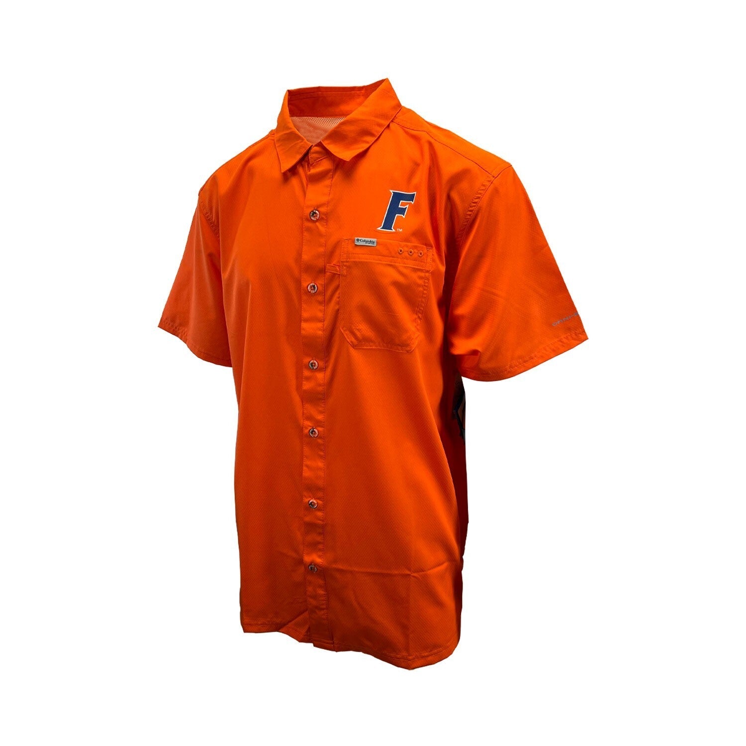 Columbia Men's Orange Shirt Florida Gators PFG Slack Tide Omni-Shade (336)