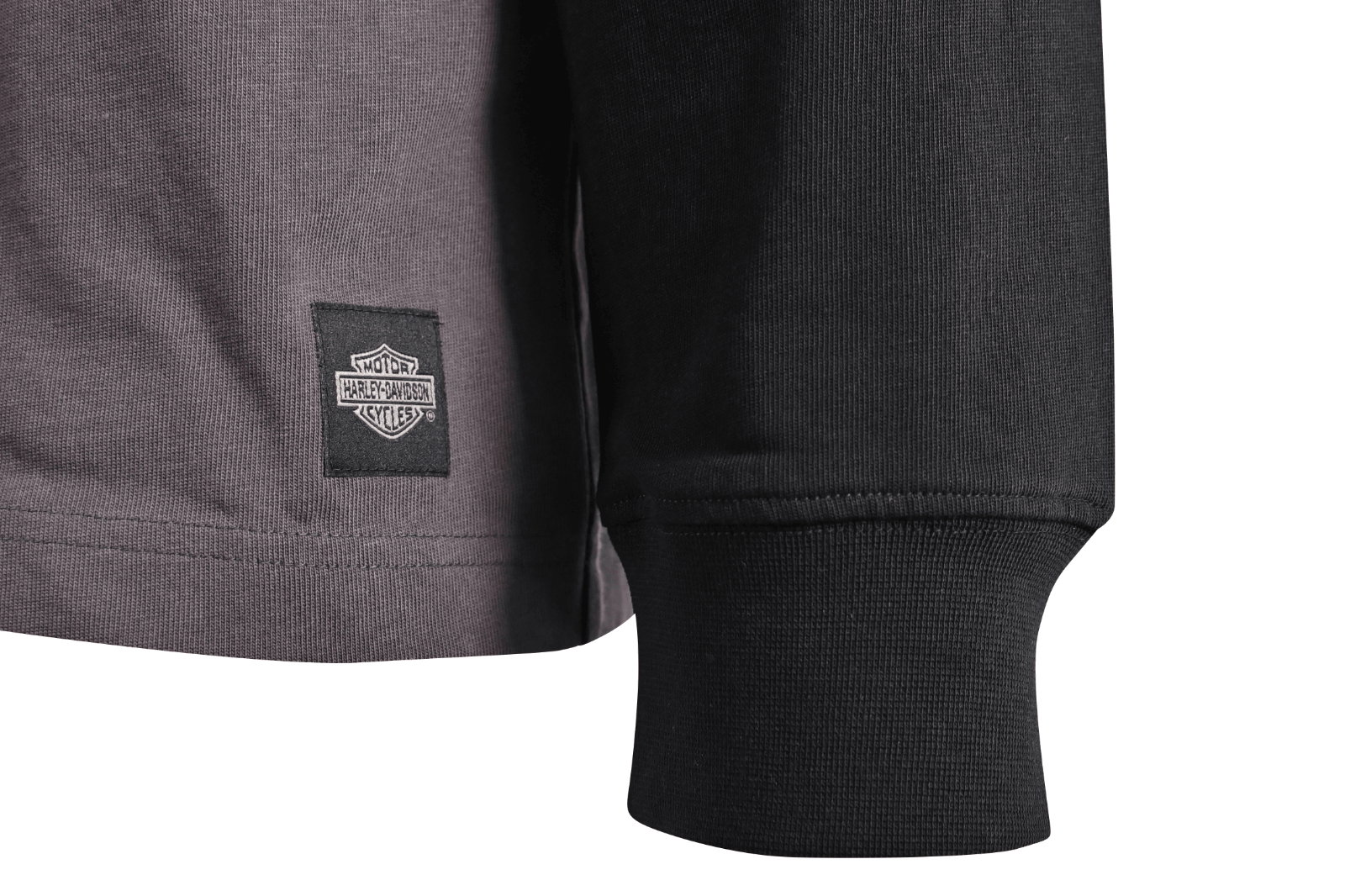 HD Branded Men's Sweatshirt Black Beauty Racing Bar & Shield L/S (S25)