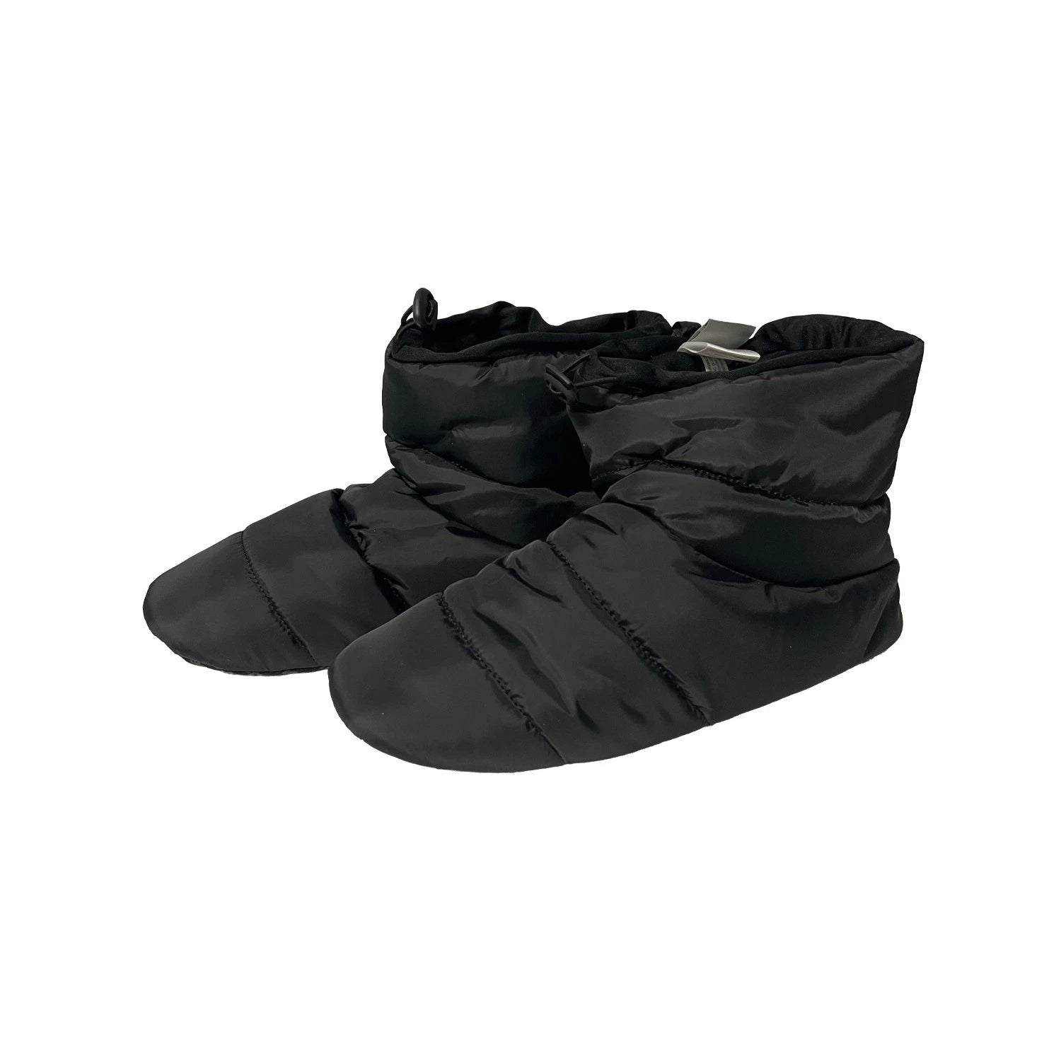 Bench Men's Jet Black Puffer Slippers Indoor FiberFill (S03)