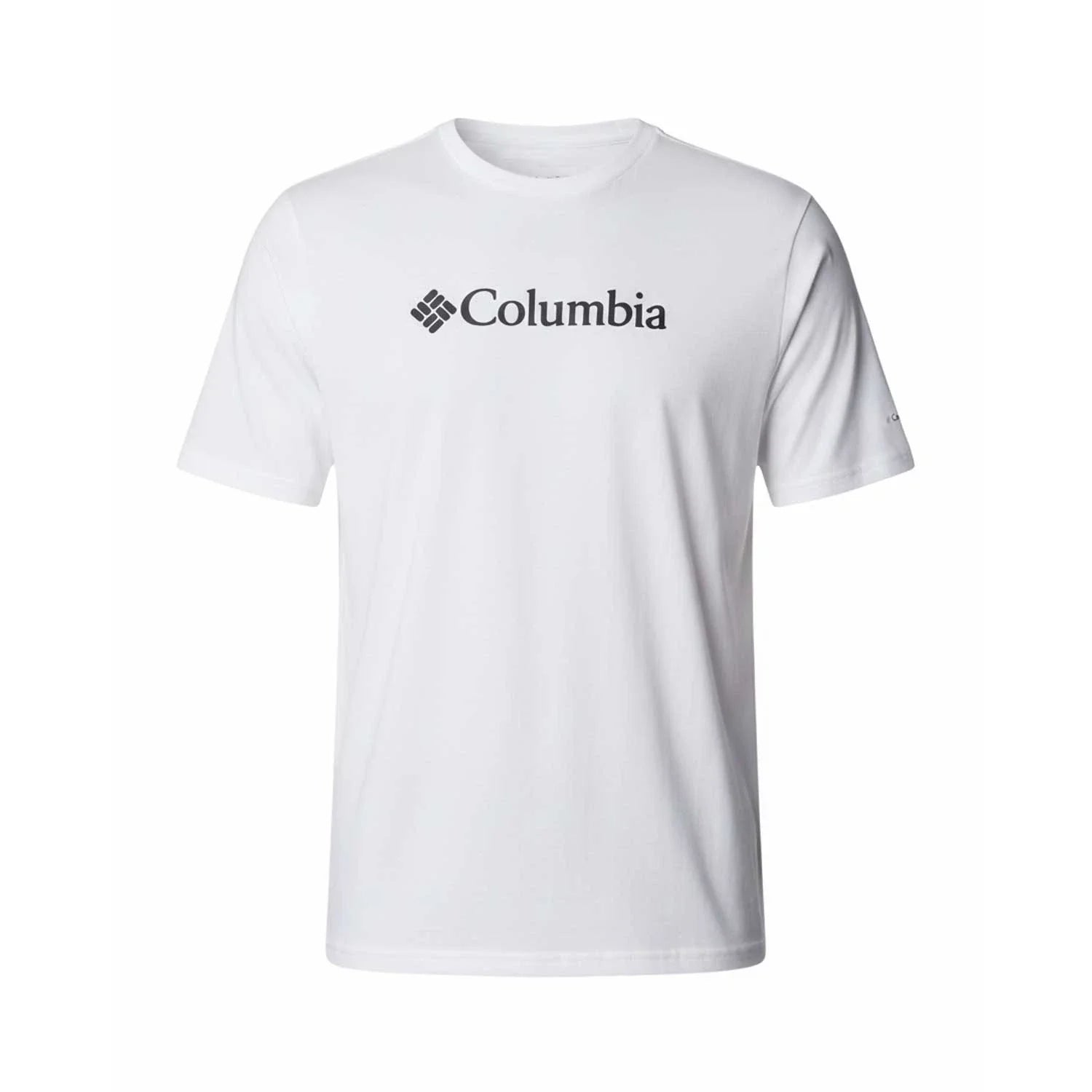 Columbia Men's White T-Shirt CSC Basic Logo Everyday Wear S/S Tee (S05)