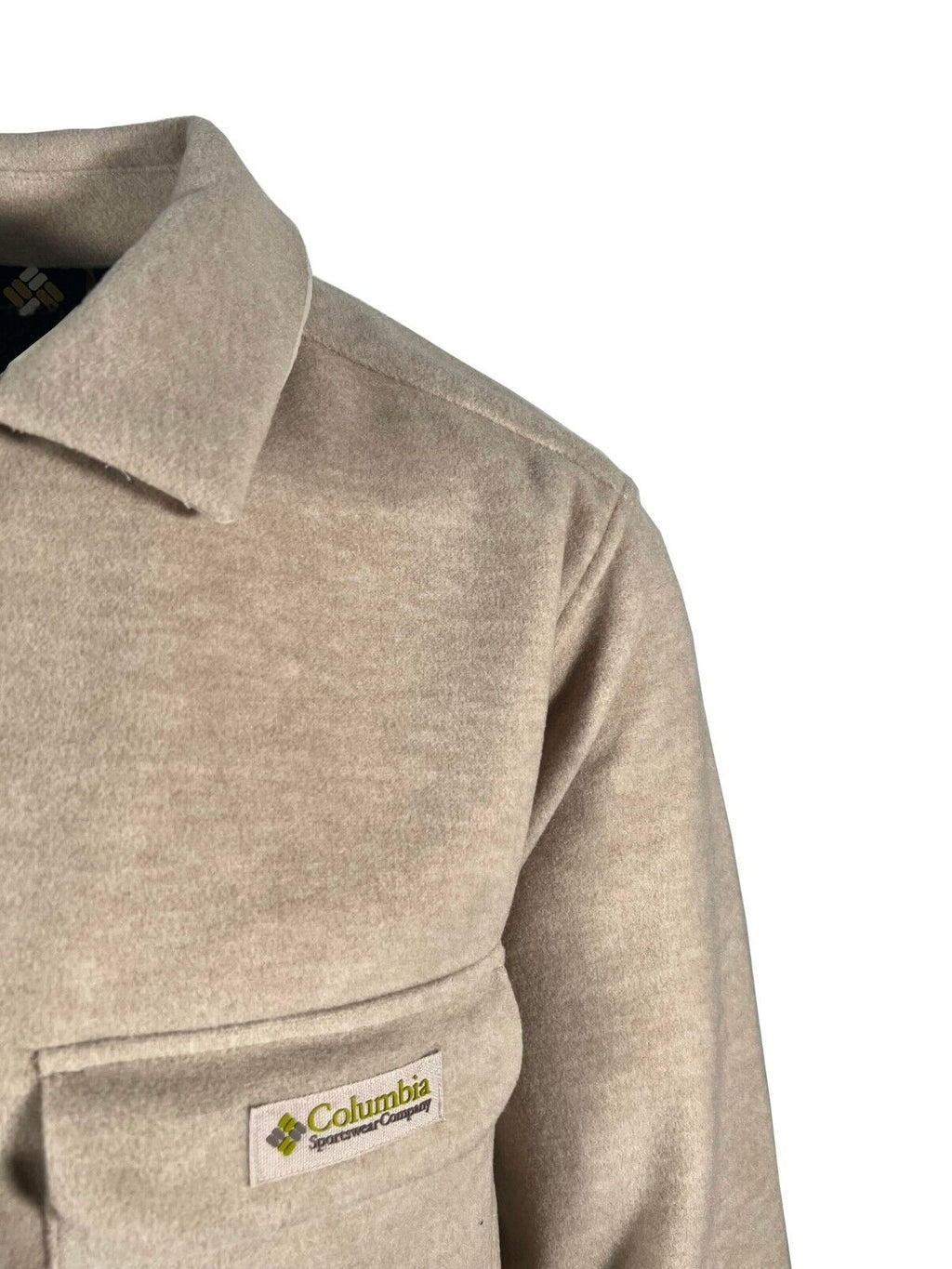 Columbia Men's Shirt Jacket Wallowa L/S- Crushed Clay | Black | Python Green