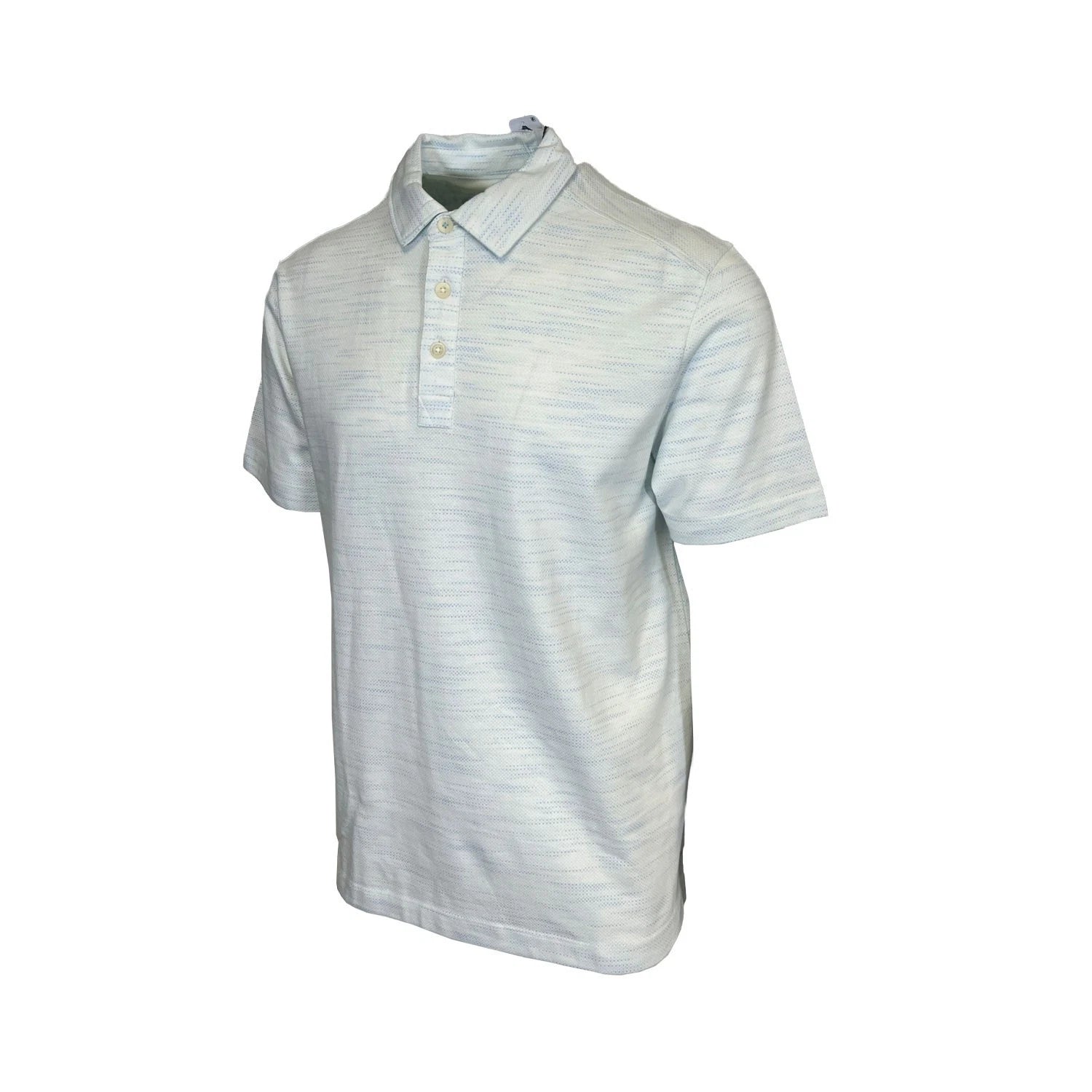 Tommy Bahama Men's Air Blue T-Shirt Ocean Sails Knit Polo 3 Buttons S/S (S62)