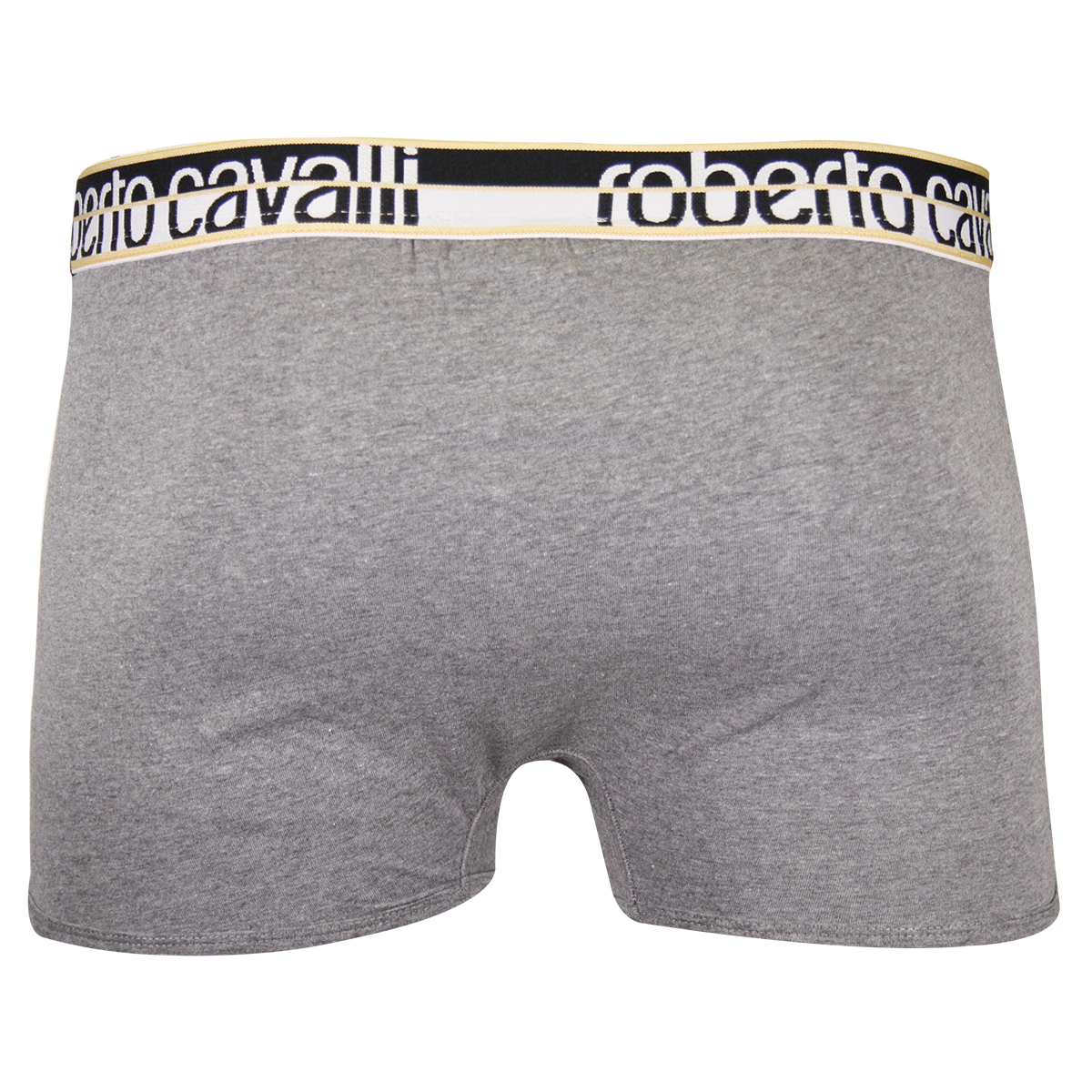Roberto Cavalli Men's Single Pack Grey Stretch Boxer Briefs
