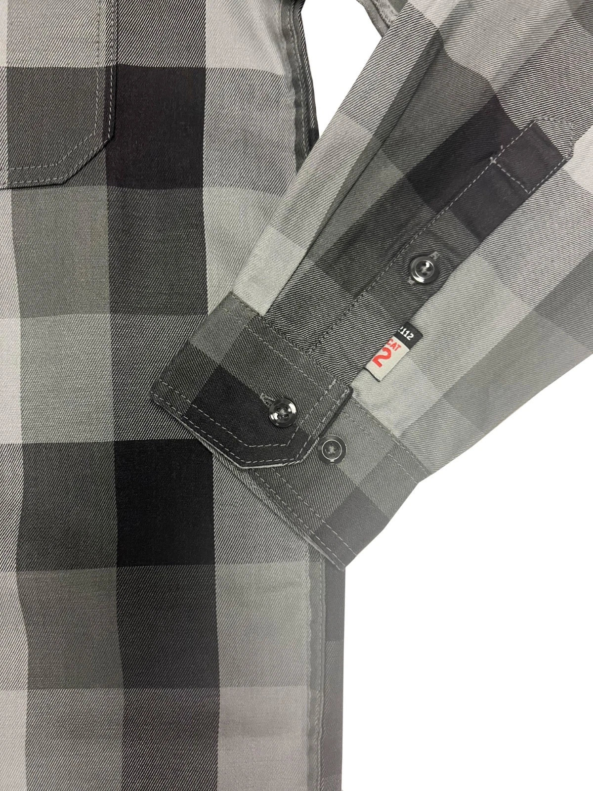 Carhartt FR Men's Grey Shirt Rugged Flex Original Fit Plaid L/S (S367)