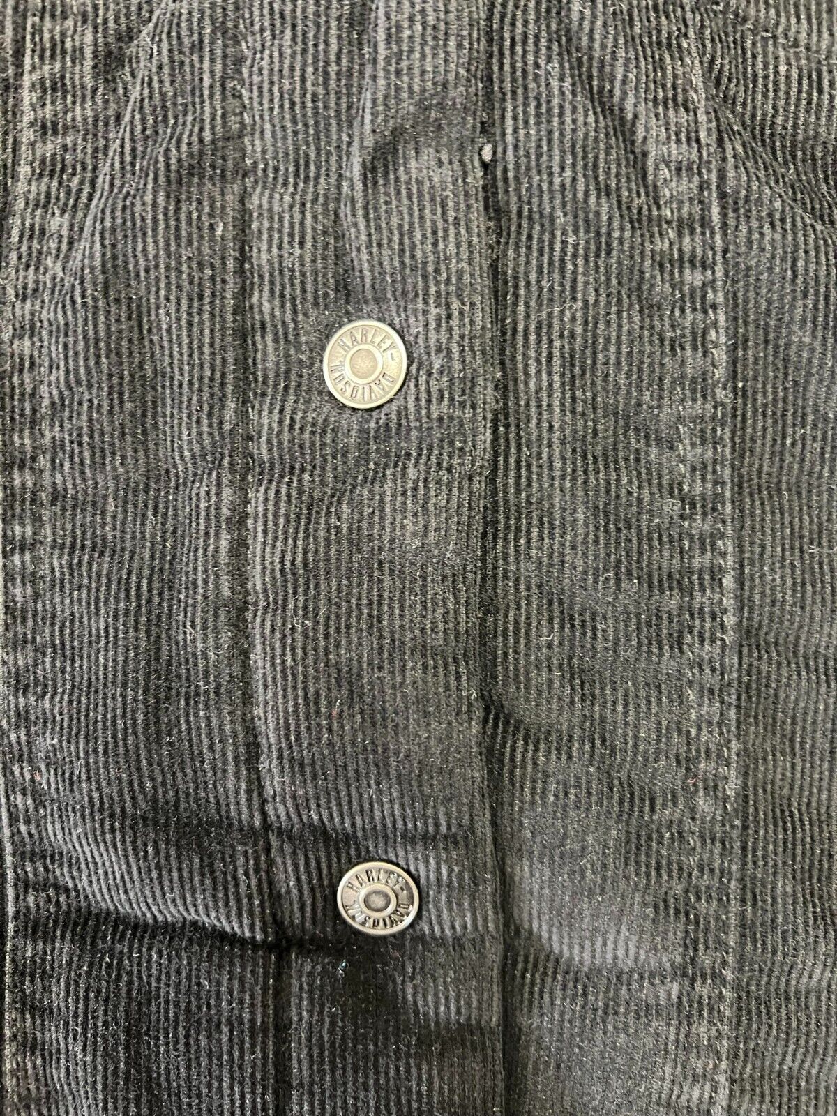 HD Branded Women's Black Jacket Sherpa Lined Corduroy Casual (S24)