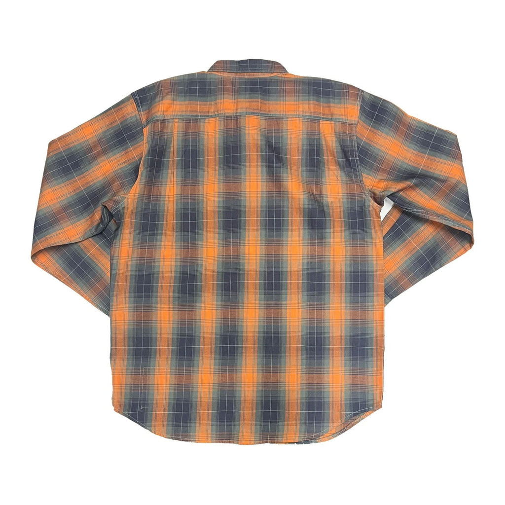 Carhartt FR Men's Orange Shirt Flex Loose Fit Midweight Twill Plaid L/S (S361)