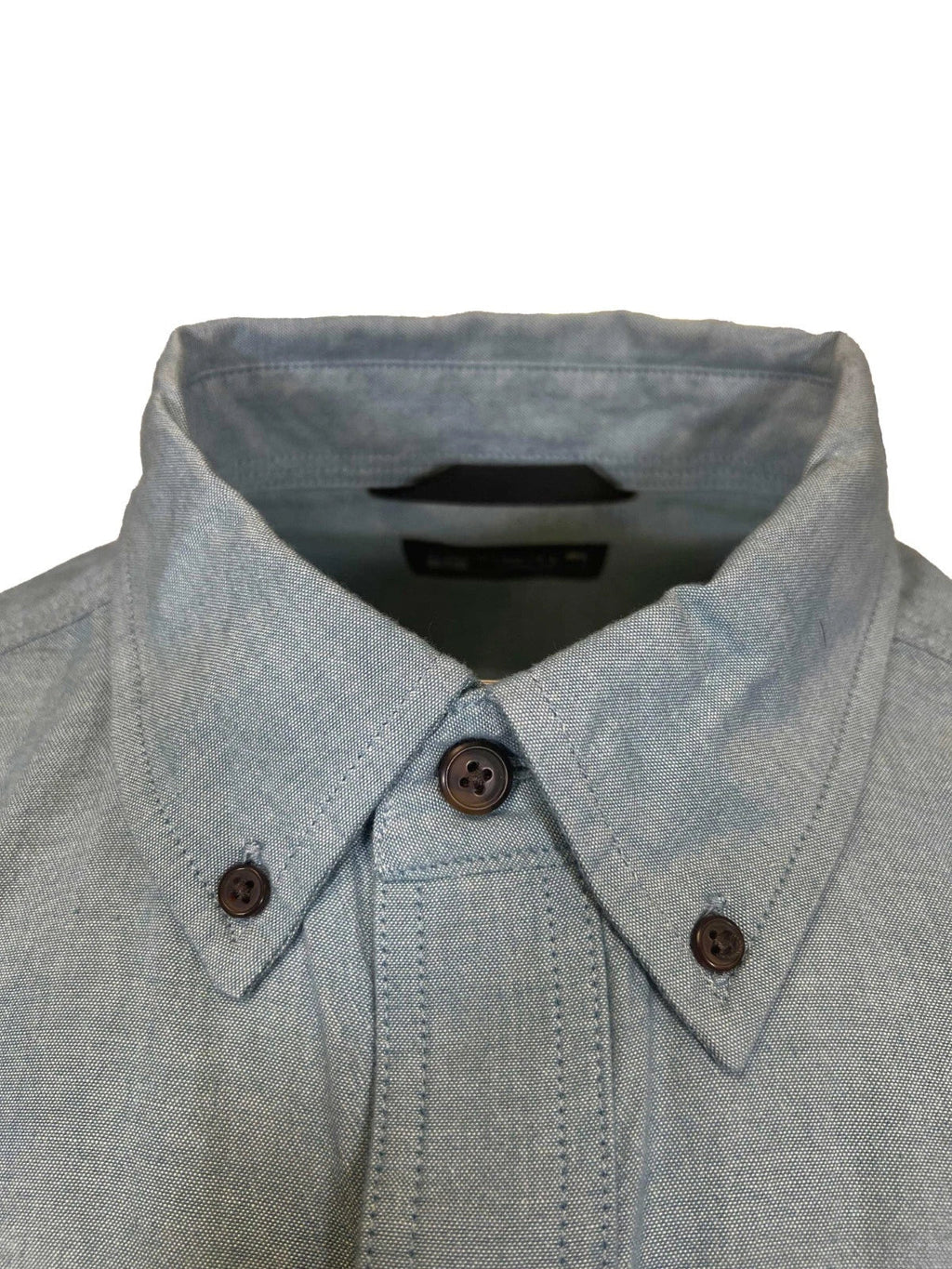 Carhartt Men's Blue Chambray Shirt Loose Fit Midweight S/S (351)