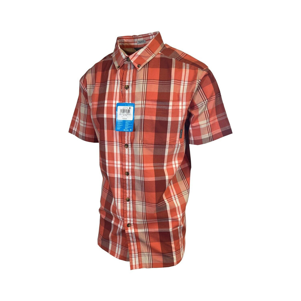 Columbia Men's Tuscan Multi Plaid Rapid Rivers II Short Sleeve Shirt (850)