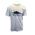 Columbia Men's White T-Shirt Path Lake II Graphic Brush With Nature S/S (S04)