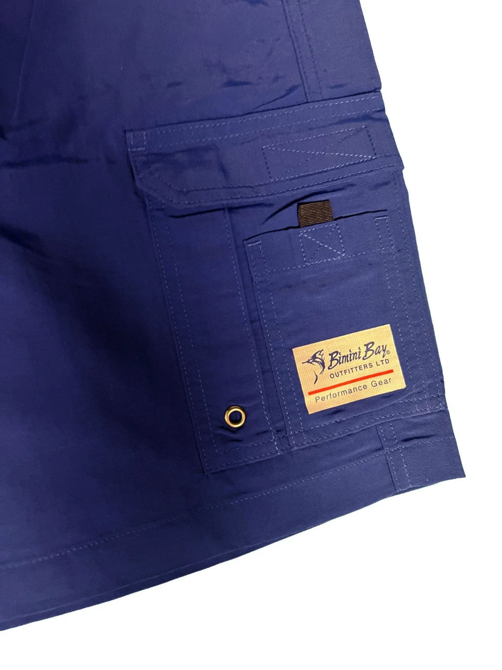Bimini Bay Outfitters Men's Navy Blue Short Boca Grande II Fishing (S06)